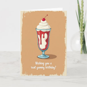 Retro Treat Birthday Card