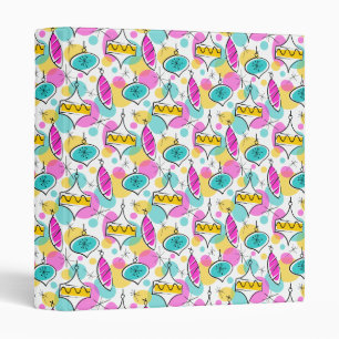 Retro tree Baubles ring binder