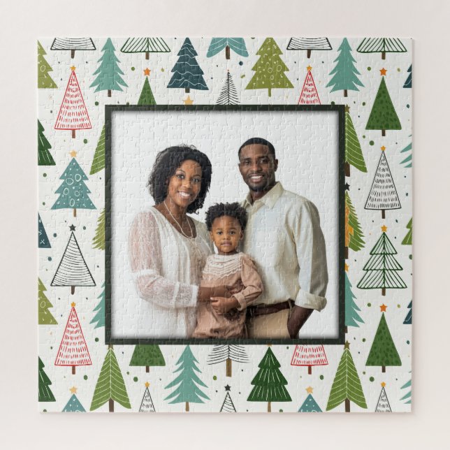 Retro Trees Jigsaw Puzzle (Vertical)