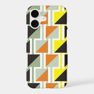 Retro triange pattern and squares