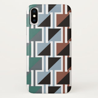 Retro triange pattern and squares geometric Case-Mate iPhone case