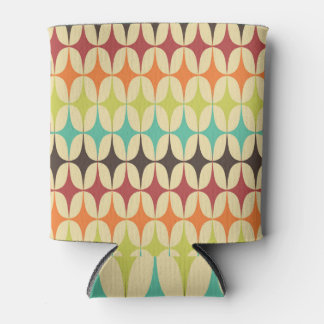 Retro Triangles: Geometric Pattern Throwback Can Cooler