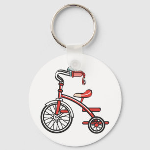 retro tricycle keychain