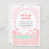 Retro Tropical 16th Pool Party Birthday