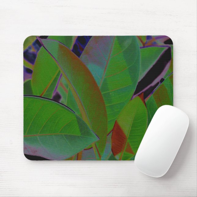 Retro Tropical Fabric Mouse Pad (With Mouse)