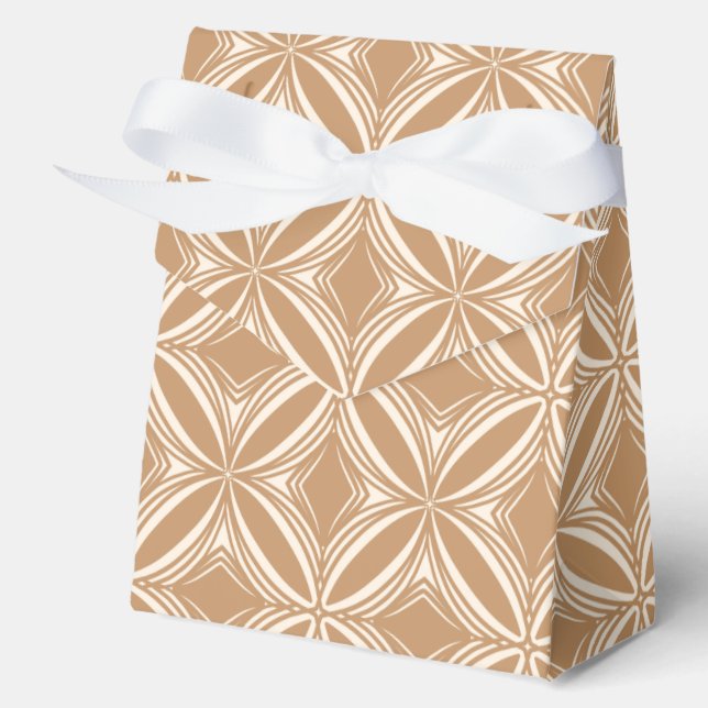 retro tropical party favour box (Front)