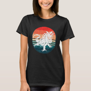Retro Tropical Wildlife Pet Animal Reptile Lizard  T-Shirt