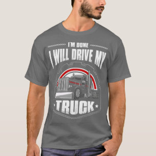 Retro Truck Driver Trucking Vintage Trucker 2 T-Shirt