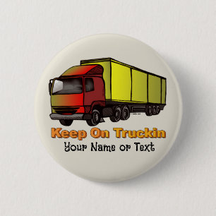 Retro Trucker 2 2 Inch Round Button