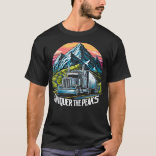 Retro Trucker  Truck Driver Trucking Trucks Lover  T-Shirt