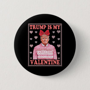 Retro Trump Hunting Deer Camo Funny Buck Around An 2 Inch Round Button