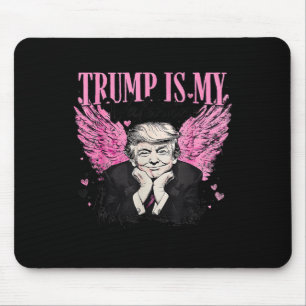 Retro Trump Is My Valentine Trump Valentine's Day Mouse Pad
