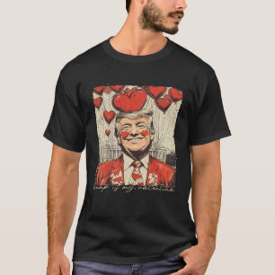 Retro Trump Is My Valentine Trump Valentine's Day T-Shirt