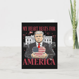 Retro Trump Is My Valentine Trump White House Vale Card
