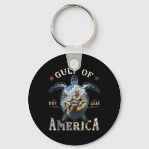 Retro Trump Merica 4th Of July 47th President Amer Keychain