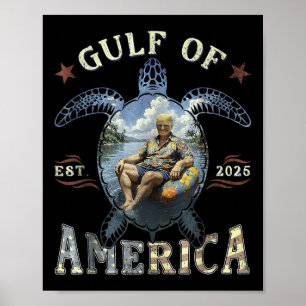 Retro Trump Merica 4th Of July 47th President Amer Poster