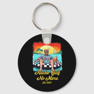 Retro Trump Nacho Gulf No More Gulf Of Est 2025 Te Keychain