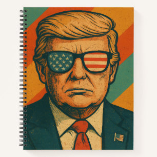 Retro Trump Notebook