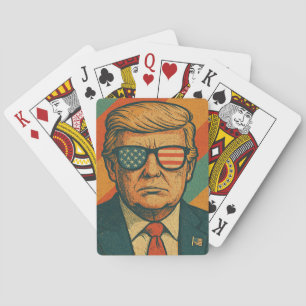 Retro Trump Playing Cards