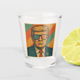 Retro Trump Shot Glass