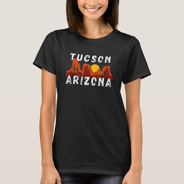 Retro Tucson Arizona Apparel Souvenirs T-Shirt (Front)