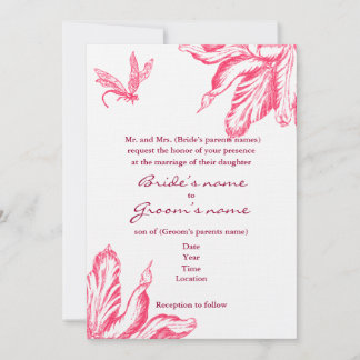 Retro Tulip Invitation