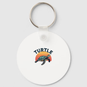 Retro Turtle T-Shirt Keychain