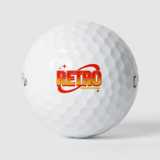 Retro turtleneck. golf balls