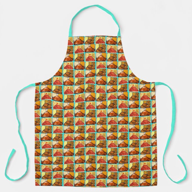 Retro TV Dinners Apron (Front)
