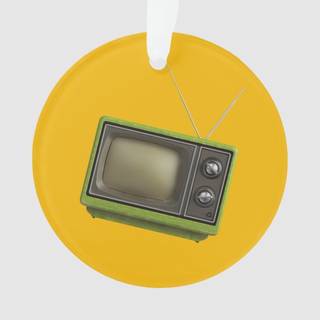 Retro TV Ornament (Front)