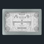 Retro Tv Test Patterns Belt Buckles<br><div class="desc">Retro Tv Test Patterns Belt Buckles</div>