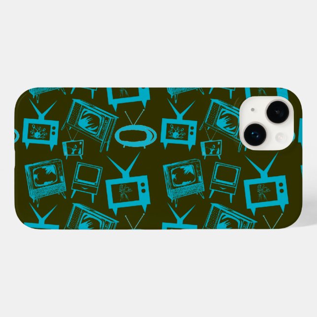 Retro TVs Case-Mate iPhone Case (Back (Horizontal))