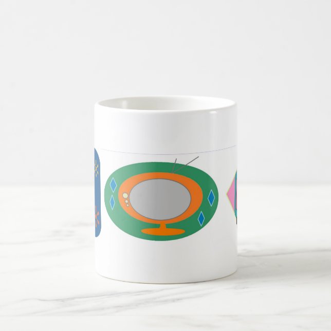 Retro TV's Coffee Mug (Center)