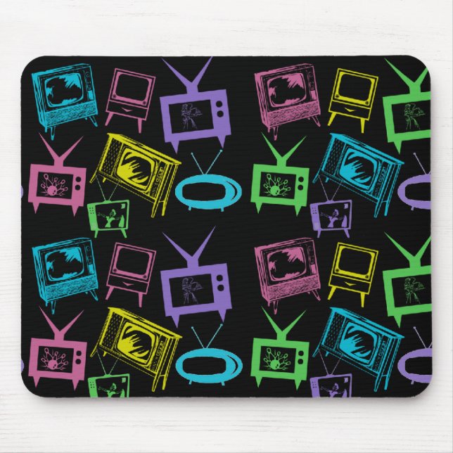 Retro TVs Mouse Pad (Front)