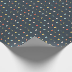 Retro Twinkles Wrapping Paper