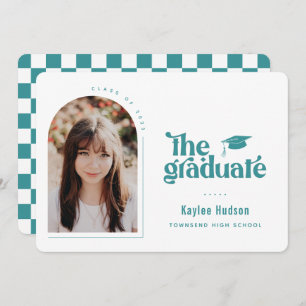 Retro Type Graduation Photo Announcement