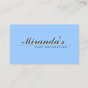 RETRO TYPE TRAITEMENT sur Carte de visite BLEU