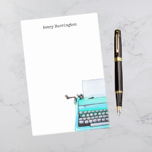 Retro Typewriter Vintage 60s Cute Personalized Post-it Notes
