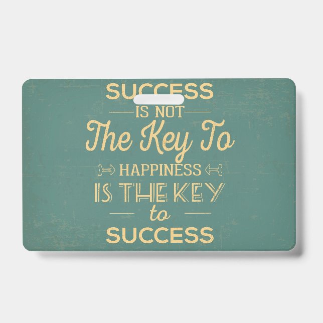 Retro Typography art Badge (Front)