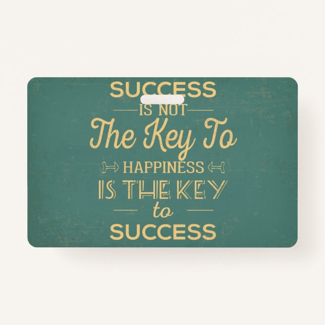 Retro Typography art Badge (Front)