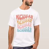 Retro Typography Cute Wavy Text Grovy Michigan