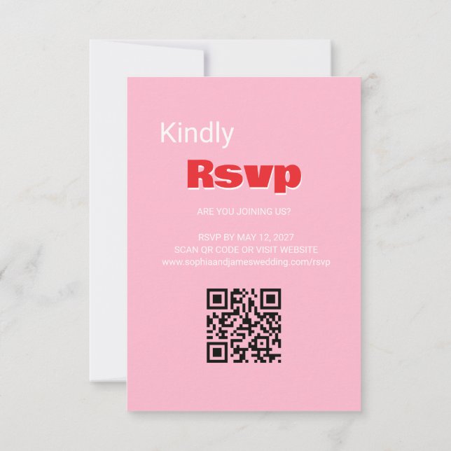 Retro Typography Response Card (Back)