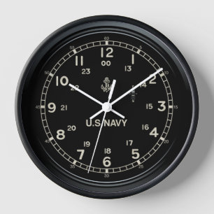 Rétro U.S. NAVY Horloge imitation