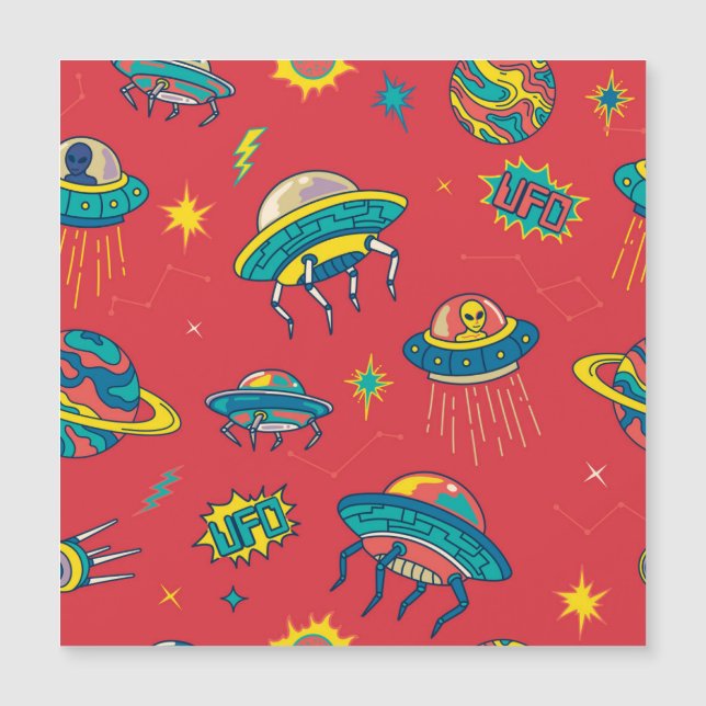 Retro UFO Space Invaders (Front)