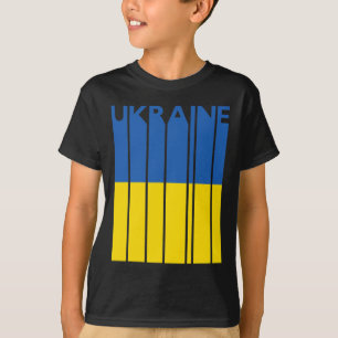 Retro Ukrainian Gift Souvenir vintage Ukraine Flag T-Shirt