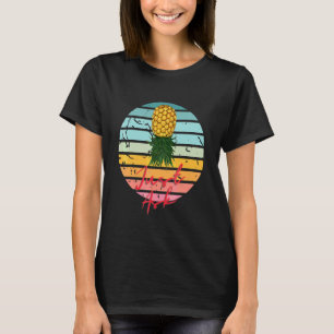 Retro Upside Down Pineapple Just Ask Swingers T-Shirt
