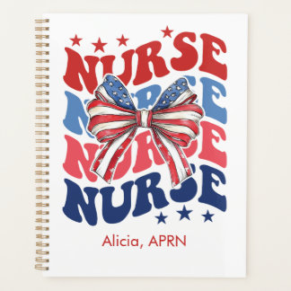 Retro US Style Nurse Planner