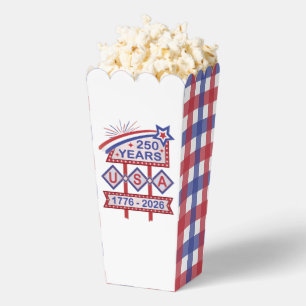 Retro USA 250th Anniversary Marquee Sign 1776-2026 Favor Box