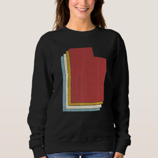 Retro USA State Vintage Map Utah Sweatshirt