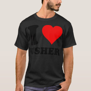Retro Usher First Name Personalized In My Usher Er T-Shirt